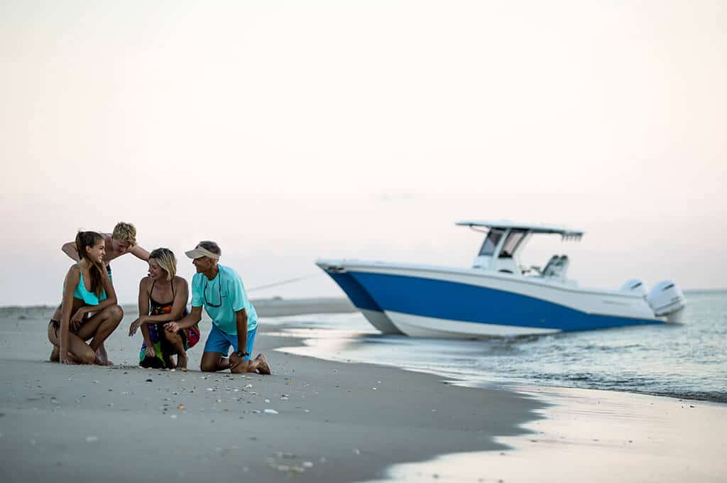 Family on Beach