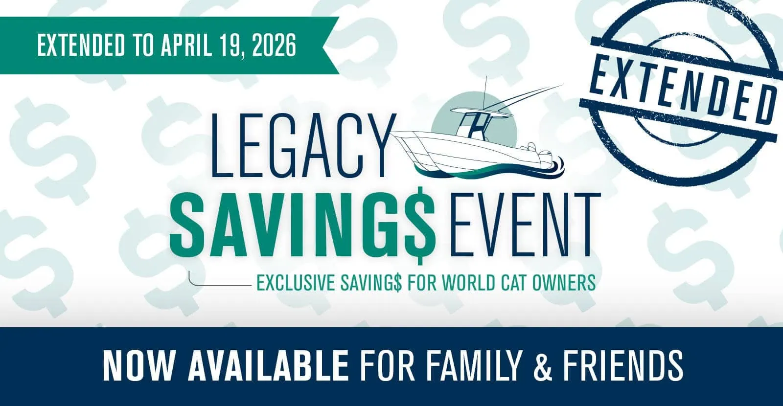 Legacy Savings Event